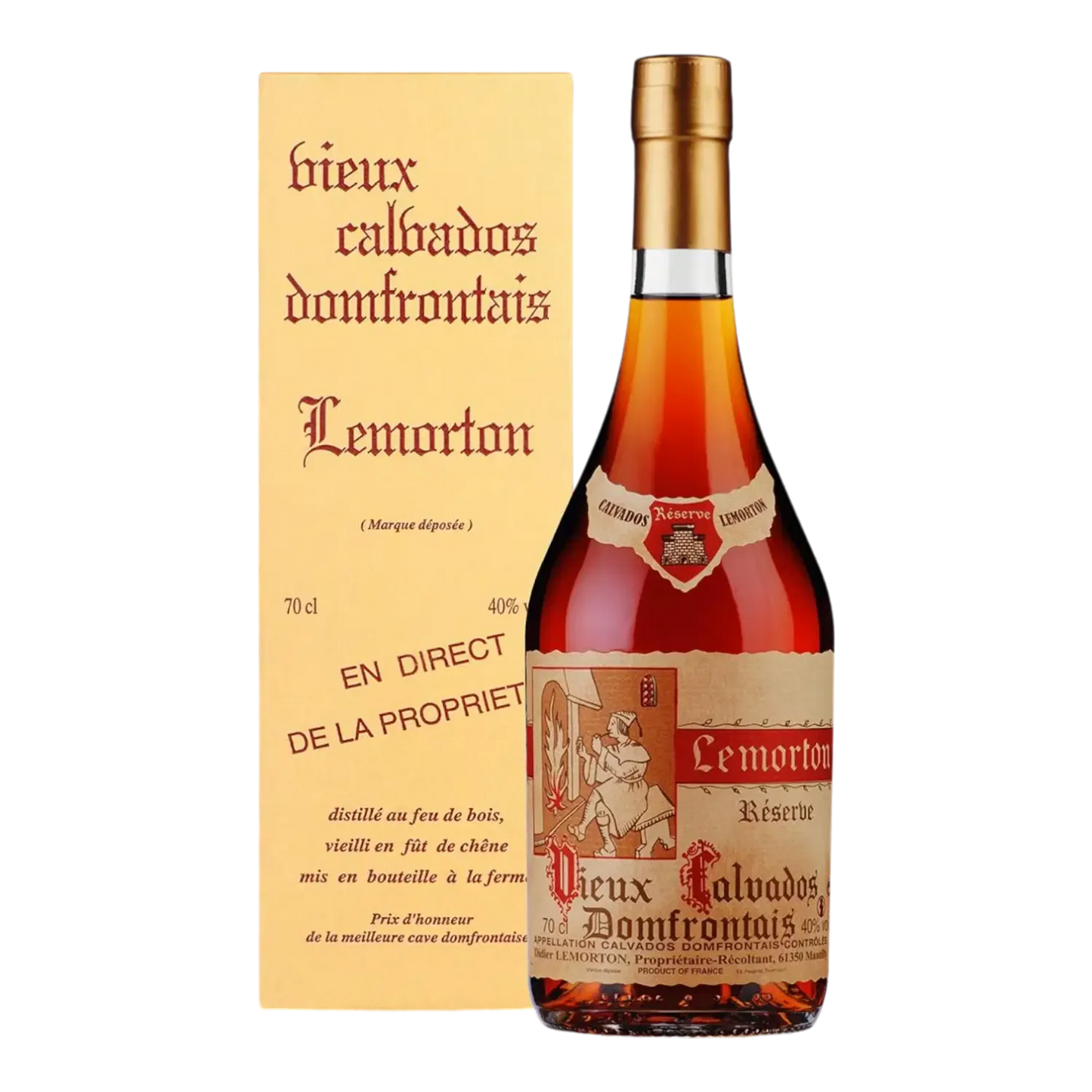 Calvados Lemorton Réserve 5Y 40° - 0.7L