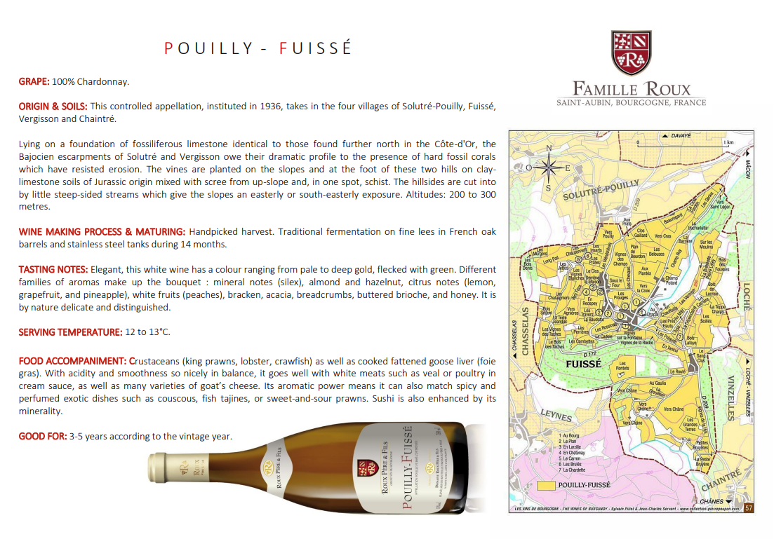 Domaine Roux -Pouilly-Fuissé